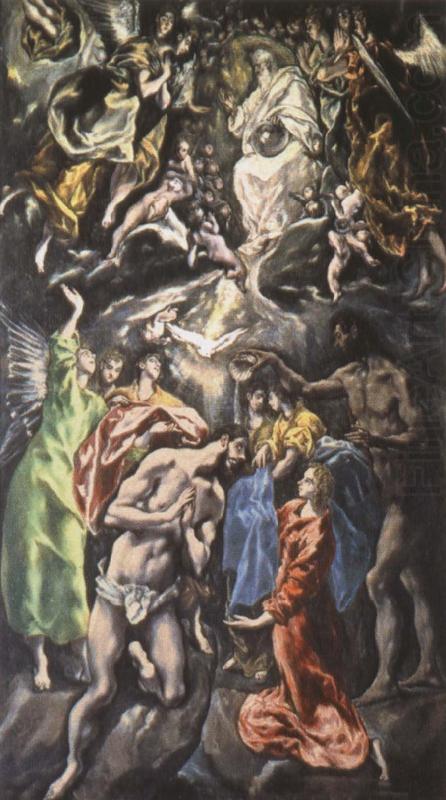 El Greco The Baptism of Christ china oil painting image